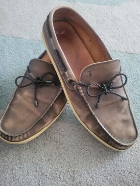 Tods brown leather mens 8 shoes #preppy #luxury